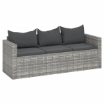Lauko sofa vidaXL, pilka