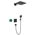 Potinkinės, termostatinės du&scaron;o sistemos komplektas Hansgrohe Raindance E 27939670, juodas matinis