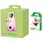 Fujifilm Instax Mini 12, Blossom Pink + Instax Mini (10 vnt.)