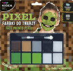 Dažai veidui &scaron;vytintys tamsoje - Minecraft stiliaus rinkinys