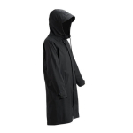 Kvėpuojantis apsiaustas nuo lietaus Naturehike windbreaker, juodas