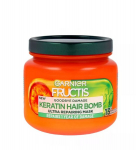Drėkinanti kaukė Garnier Fructis Goodbye Damage Keratin Hair Bomb, 320 ml