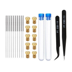 e3d antgalių keitimo ir priežiūros rinkinys - 0.4 mm