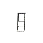 SIM kortelės laikiklis Samsung A505 A50 2019 Prism Crush Black originalus (service pack)