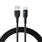 USB Kabelis Joyroom 'S-UC027A13' juodas 'Type-C' 200cm (iki 3A)