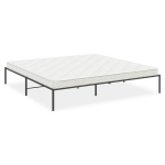 vidaXL Metalinis lovos rėmas, juodos spalvos 180x200 cm