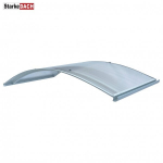 Lengvai surenkamas stogelis RODEO 150x70 cm rudas, Stogelis RODEO 150x70 rudas