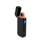 USB įkraunamas žiebtuvėlis, juodas