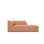 Aksominė de&scaron;ininė sofa Micadoni Ruby, rožinė