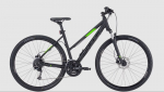 Dviratis 28 Bulls Crossbike 2 trapez 27g, juodas, 54