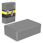 Blokas jogai 4fizjo Eva, pilkas, 23x15x7.6 cm