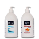 Rankų muilas Jūros vėjas ir Rankų muilas Migdolų Pienas Rinkinys 2 vnt 1000ml+ 1000ml