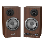 Medinės kolonėlės Genius SP-HF 500B, 2.0, 16 W, rudos spalvos