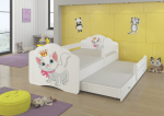 Vaiki&scaron;ka lova ADRK Furniture Casimo II, balta