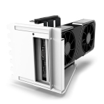 Vertikalus montavimo rinkinys grafikos kortai - NZXT - Baltas - PCIe 4.0 Riser kabelis - Suderinamas su AMD/NVIDIA
