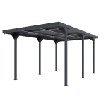 Automobilio pastogė Fornorth Premium, 284x546x238cm, juoda