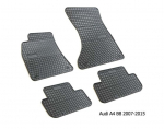 Guminiai kilimėliai AUDI A4 - B8 2007-2015 /4pc, 0728