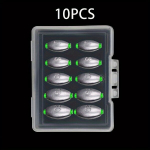 Ovalūs žvejybos masalai su &scaron;vinu, (7g/8g/10g/15g/20g)-10vnt