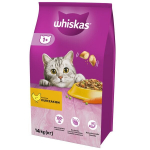 Whiskas sausas maistas suaugusioms katėms su vi&scaron;tiena ir daržovėmis, 14 kg