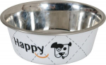 Zolux dubenėlis Inox HAPPY White, 0.4 l