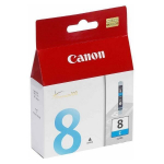 Kasetė ra&scaron;aliniams spausdintuvams "canon" originalus ra&scaron;alas cli-8 c, žydras, 490p, 13ml, 0621b001, "canon ip4200", "ip5200", "ip5200r", "mp500", "mp800