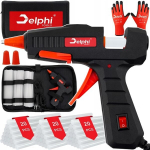 Kar&scaron;tų klijų pistoletas 100 W + 60 klijų lazdelių Delphi TOOLS