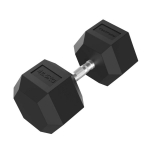 Sporto prekės, TUNTURI Platinum, &scaron;e&scaron;iakampės formos guminiai hanteliai, 42,5 kg, 1 vnt.