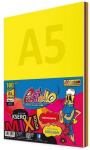 Spalvotas A5 formato popierius, 80g, 100 lapų, 5 spalvos