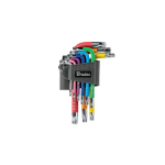 TORX raktų rinkinys Bradas TX 10-50 mm, multicolour / short, 9 vnt.