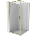 Du&scaron;o kabina Mexen Exo, stumdomos durys, 95 x 95 cm, transparent/gold