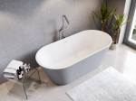Vonia Besco Deeva Glam Silver, 150 x 75 cm, su chrome sifonu