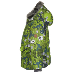 Huppa Berniukų žieminė striukė OLIVER, lime pattern, 86