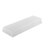 Kar&scaron;tos klijavimo lazdelės Bradas, 11x300 mm, skaidrios, 34 vnt. / 1 kg