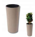 Gėlinė Lilia Jumper Eco, skersmuo 25cm, auk&scaron;tis 46cm, spalva Latte