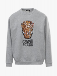 CAVALLI CLASS - Moteri&scaron;kas džemperis QXT67ZYCF062GREY_XL, XXL
