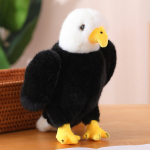 Pliu&scaron;inis žaislas Erelis, juodas/baltas, 25 cm