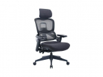 Biuro kėdė Black Red White Ricco, juoda