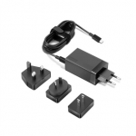 Įkroviklis ne&scaron;iojamam kompiuteriui Lenovo 65w Usb-c kelioninis adapteris su keičiamais ki&scaron;tukais