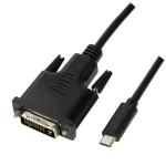 Logilink Usb-c į Dvi kabelis, 1.8m, Full Hd 1080p