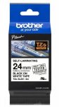 Brother Tze-sl251 lipni juosta, 24mm, balta, juodas spausdinimas