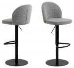 Patricia reguliuojamos pilkos baro kėdės &ndash; 2 vnt.
