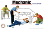 Klijuojamas Modelis Fujimi GT-3 Mechanic (Accessory) 116624 1/24