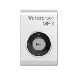 Vandeniui atsparus MP3 sportui, 8GB, segtukas, ne&scaron;iojamas