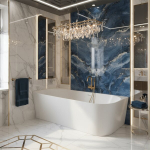 Kampinė Vonia REA Bellanto Slim 170 Left White 170X79X58Cm