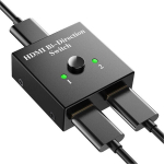 HDMI perjungiklis 4K, dvikryptis, 2 įvestys, 1 i&scaron;vestis, 3D/1080P/HD