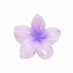 Ecarla gėlių segė plaukams, violetinė, ombre