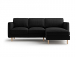 L formos mink&scaron;tas kampas Micadoni Home Eden, Black
