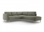 L formos mink&scaron;tas kampas Micadoni Home Eden, Moss Green Melange