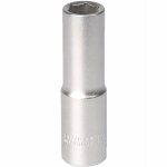 Lizdinis raktas 13 mm, 1/2", &scaron;e&scaron;iakampis, trumpas, Cr-v plienas
