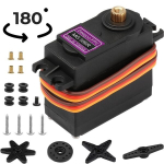 180&deg; Sukimosi Kampo Metalinė Pavara Servo MG996R, Metalinė pavarų servo RC modeliams